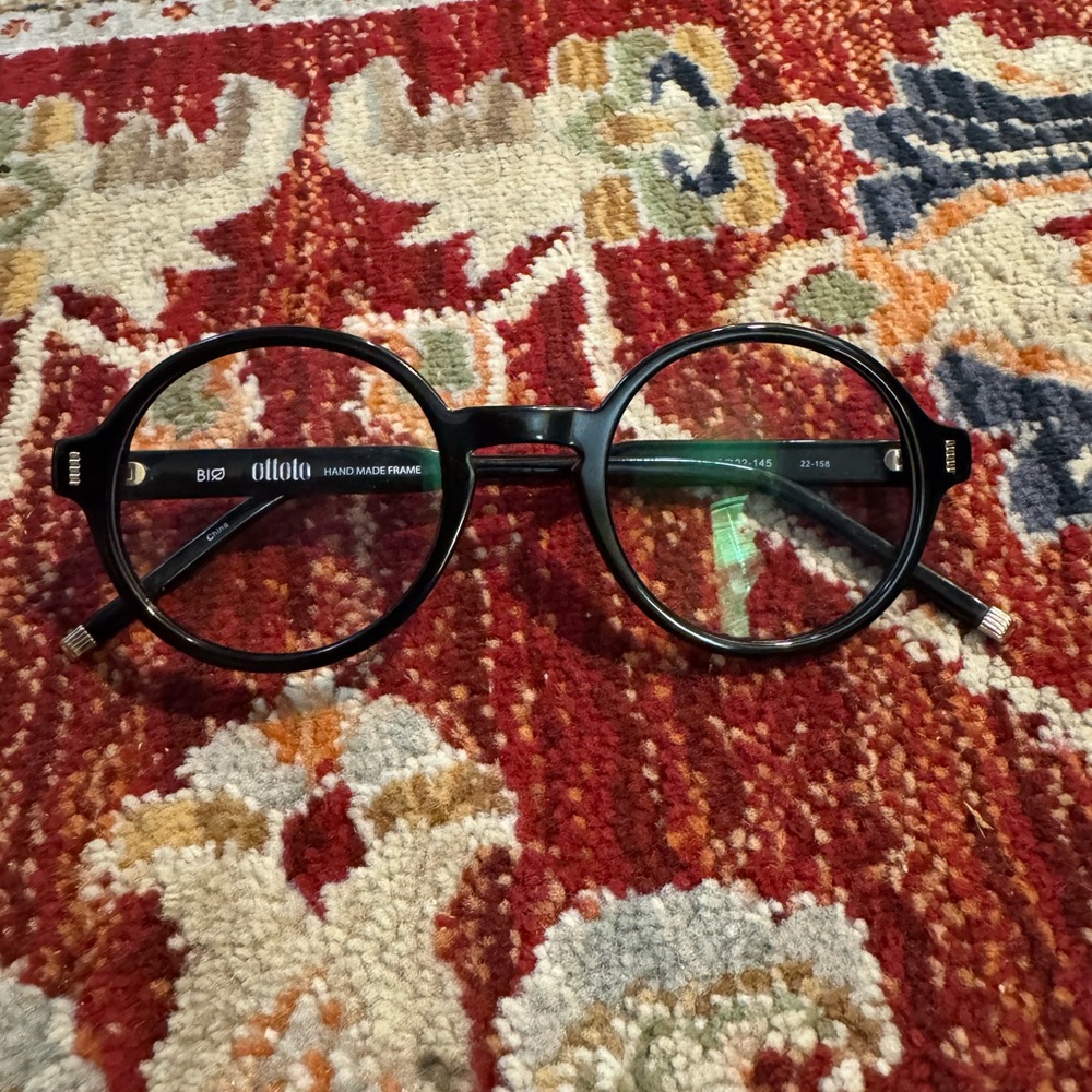 Ottoto Eyeglasses Prescription Black Frames Unisex
